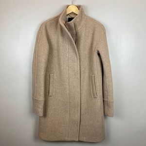 JCrew wool coat - Size 4 Tall - Camel
